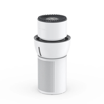 comprar Humidificador blanco, difusor, purificador de aire, filtro de carbón activado 2 en 1 35W Fabricación en línea