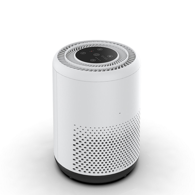 Purificador de aire de escritorio de 12W de motor de corriente continua de plástico ABS 120m3/h