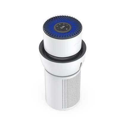 CADR Humidificador evaporativo Purificador de aire Máquina difusora 2 En 1 150 m3/h