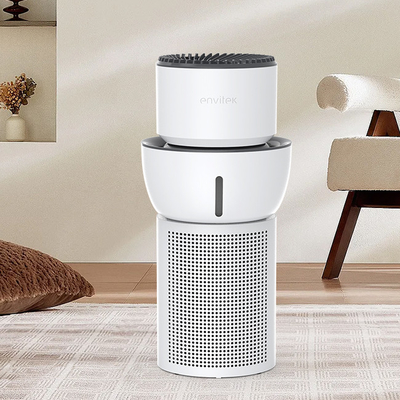 ROHS Humilizador de aire blanco Purificador de aire 3 In1 HEPA Filtro 1000 pies cuadrados