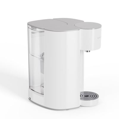 Dispensador de agua caliente instantánea blanco de cocina de níquel pulido con control táctil LED