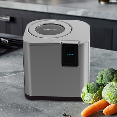 4Compostaje eléctrico inteligente de residuos alimentarios con control APP