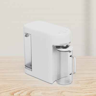 75GPD Mini Filtro de agua de escritorio Purificador de agua Ro con carafe de vidrio